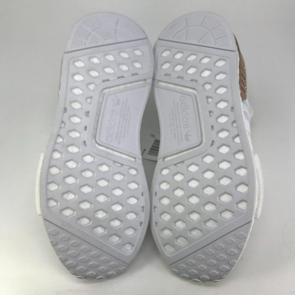 Adidas NMD R1 White Copper Metallic FV1788 Running - Picture 8 of 9
